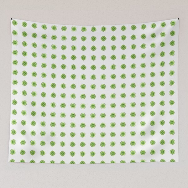 Item preview, Green flower pattern designed and sold by Challtads-store.