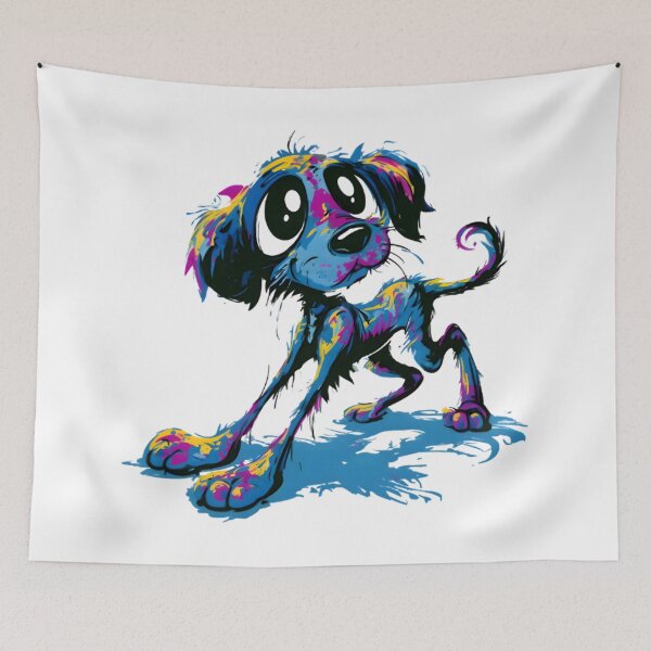 Item preview,  Cute Happy Dog designed and sold by Retro Whimsy.