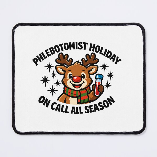 Item preview, Cute Reindeer Phlebotomist Holiday Christmas Funny Medical On Call Winter Gift designed and sold by ClinicalHubs.