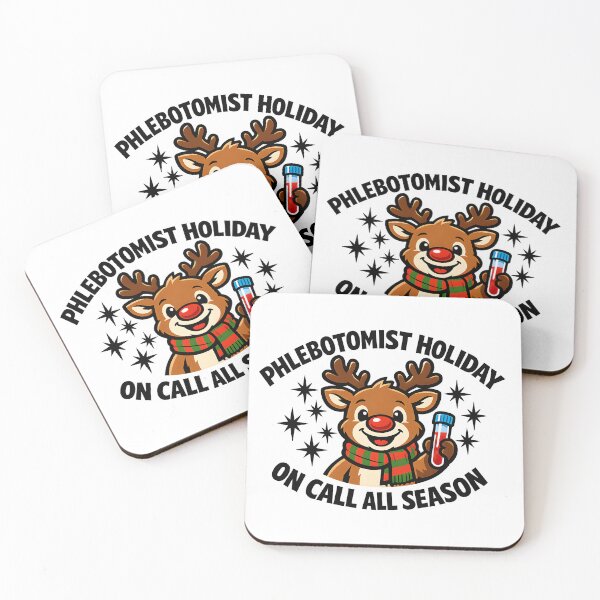 Item preview, Cute Reindeer Phlebotomist Holiday Christmas Funny Medical On Call Winter Gift designed and sold by ClinicalHubs.