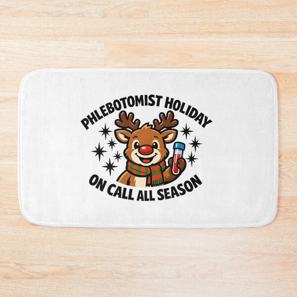 Item preview, Cute Reindeer Phlebotomist Holiday Christmas Funny Medical On Call Winter Gift designed and sold by ClinicalHubs.