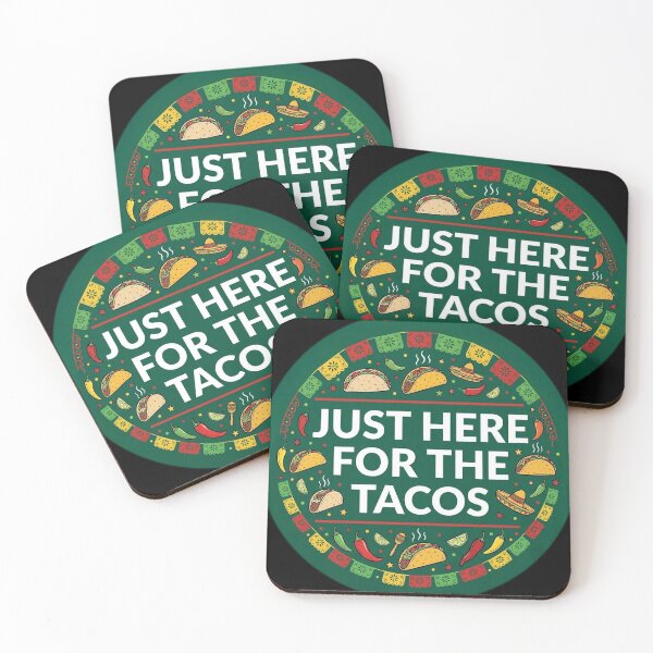 Item preview, Just Here for the Tacos Shirt | Funny Cinco de Mayo Foodie Gift Tee designed and sold by Daily Mood Tees.