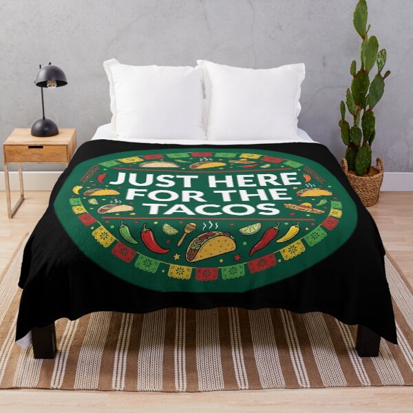 Item preview, Just Here for the Tacos Shirt | Funny Cinco de Mayo Foodie Gift Tee designed and sold by Daily Mood Tees.