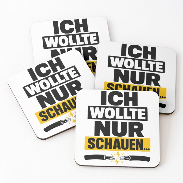 Item preview, Funny Electrician Quote – “Ich wollte nur schauen…” T-Shirt designed and sold by WattSarkasmus.