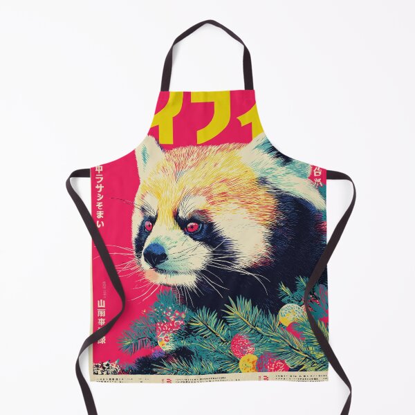 Item preview, Japandi Pop Art Red Panda - Minimalist Japanese Zen Wall Art  designed and sold by KJNihonDesigner.
