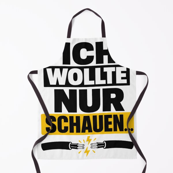 Item preview, Funny Electrician Quote – “Ich wollte nur schauen…” T-Shirt designed and sold by WattSarkasmus.