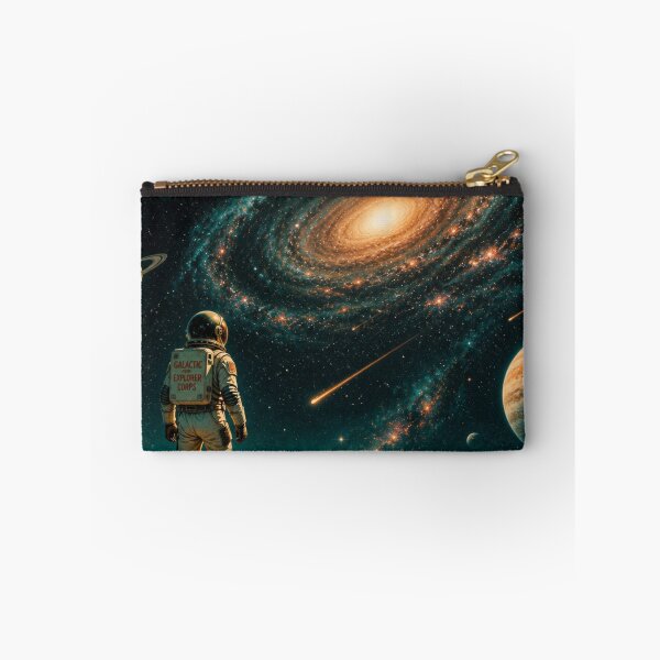 Item preview,  Astronaut Exploring Alien Planet – Surreal Galaxy Landscape, Sci-Fi Art designed and sold by AgathaLochArt.