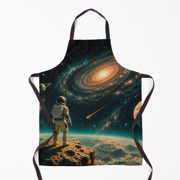 Item preview, Astronaut Exploring Alien Planet – Surreal Galaxy Landscape, Sci-Fi Art designed and sold by AgathaLochArt.