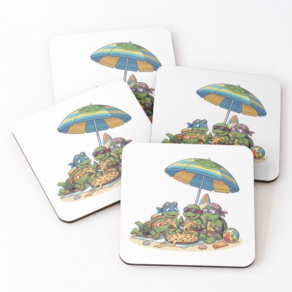 Item preview, Beach Pizza Party - Summer Mutant Ninja Turtles Vacation designed and sold by Krasnovaovaova.
