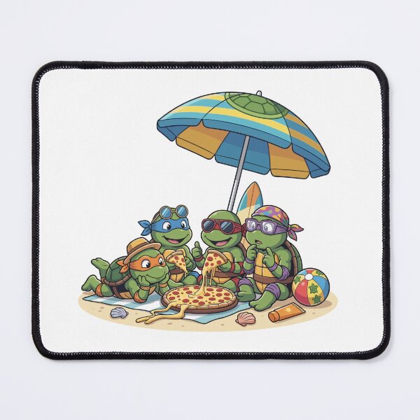 Item preview, Beach Pizza Party - Summer Mutant Ninja Turtles Vacation designed and sold by Krasnovaovaova.