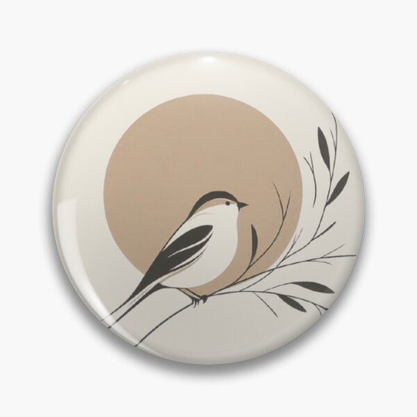 Item preview, Minimalist Bird – Modern Nature Art designed and sold by Dogandesighn.