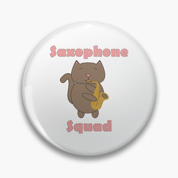 Item preview, Cute Saxophone Squad Cat – Kawaii Music Band Kitty Playing Sax designed and sold by ValeriesGallery.