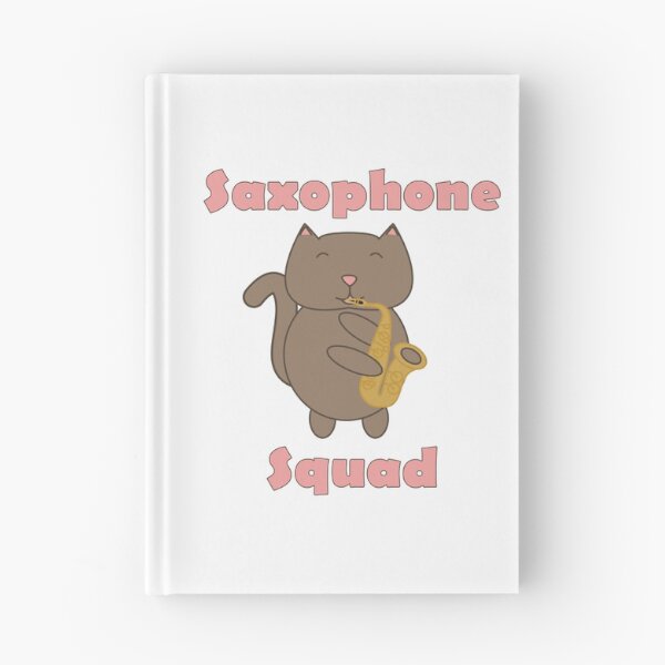 Item preview, Cute Saxophone Squad Cat – Kawaii Music Band Kitty Playing Sax designed and sold by ValeriesGallery.