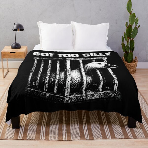 Item preview, Got Too Silly Funny Goose in Jail Prison Mem designed and sold by wtfbba.