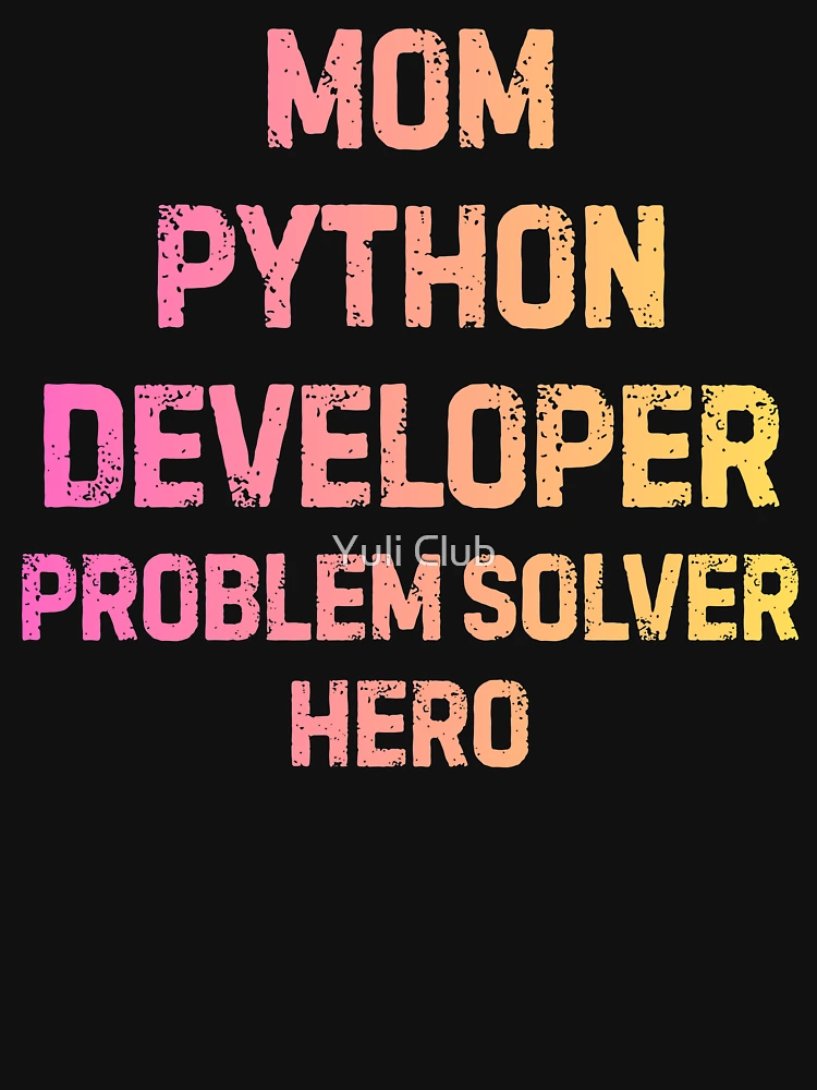 Thumbnail 6 of 6, Premium Oversized Hoodie, Mom Python Developer Problem Solver Hero Coding Gift designed and sold by Yuli Club.