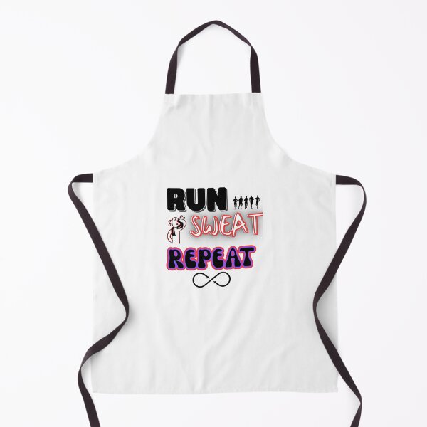 Item preview, Run Sweat Repeat Funny Fitness Quote Design designed and sold by Snedsdigital.