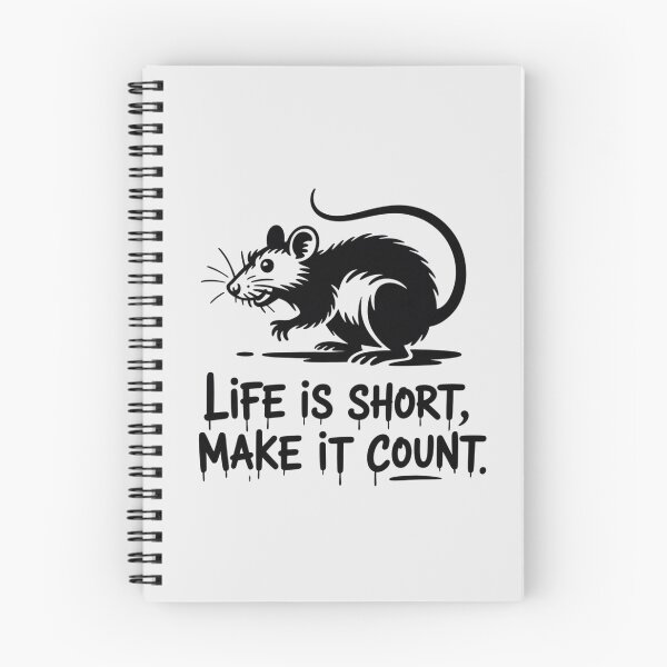Item preview, Banksy Rat - Life is short, make it count designed and sold by 123ks.