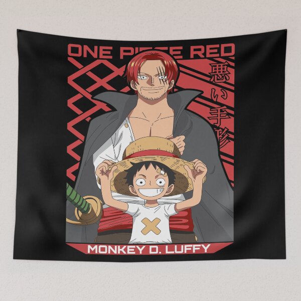Item preview, One Piece Red Monkey D. Luffy Shanks  designed and sold by HBZ-DESIGN.