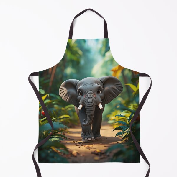Item preview, Little Explorer: Adorable Baby Elephant in the Wild designed and sold by andreavlad.