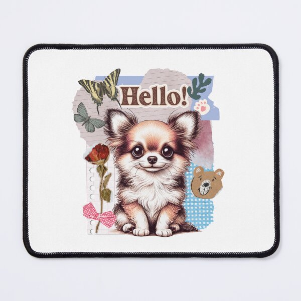Item preview, Cute Chihuahua – Scrapbook Style Kawaii Dog designed and sold by happiecatstore.