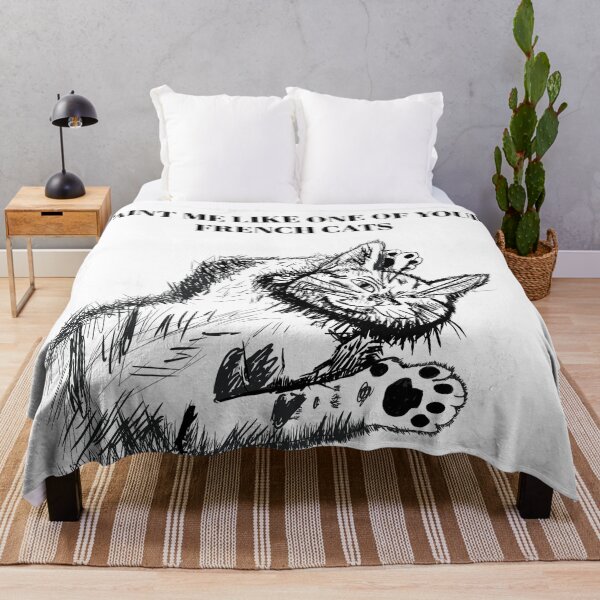 Item preview, Cat Titanic Black and White Art designed and sold by The Bearded Cat Studio.