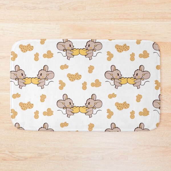 Item preview, Cute Mice Sharing Cookies – Kawaii Mouse Illustration – Sweet Friendship Art designed and sold by Lalala cute.