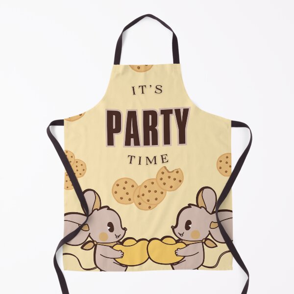 Item preview, It’s Party Time – Cute Mice Eating Cookies – Kawaii Party Animals Illustration designed and sold by Lalala cute.