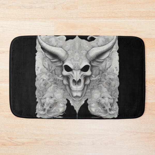 Item preview, Horned Demon Lord Etching in Smoke designed and sold by DarkOriginArts.