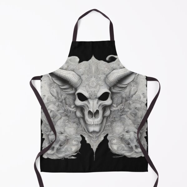 Item preview, Horned Demon Lord Etching in Smoke designed and sold by DarkOriginArts.