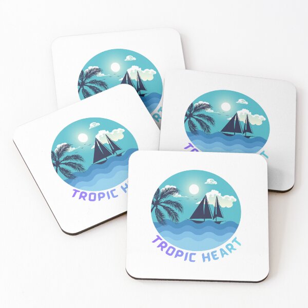 Item preview, Retro Beach Yacht Club - Tropic Heart Summer Aesthetic designed and sold by MagySale.