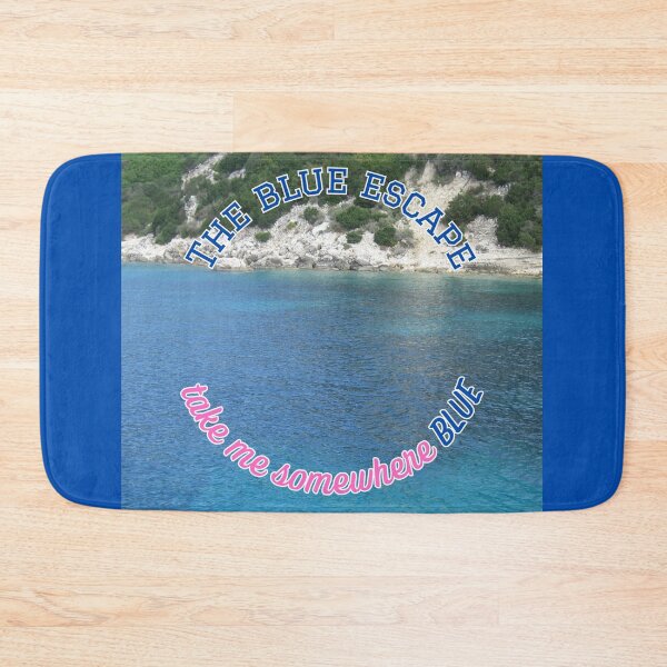 Item preview,  The Blue Escape Take Me Somewhere Blue Sea and Mountains designed and sold by LittleBigGifts.