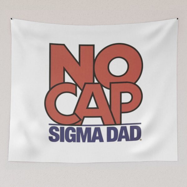 Item preview, No Cap Sigma Dad – Alpha Mindset Humor Tee designed and sold by MerchlyMike.