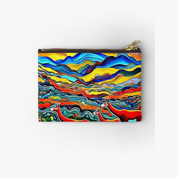 Item preview, Guanacos at sunset designed and sold by George Hutton Hunter.