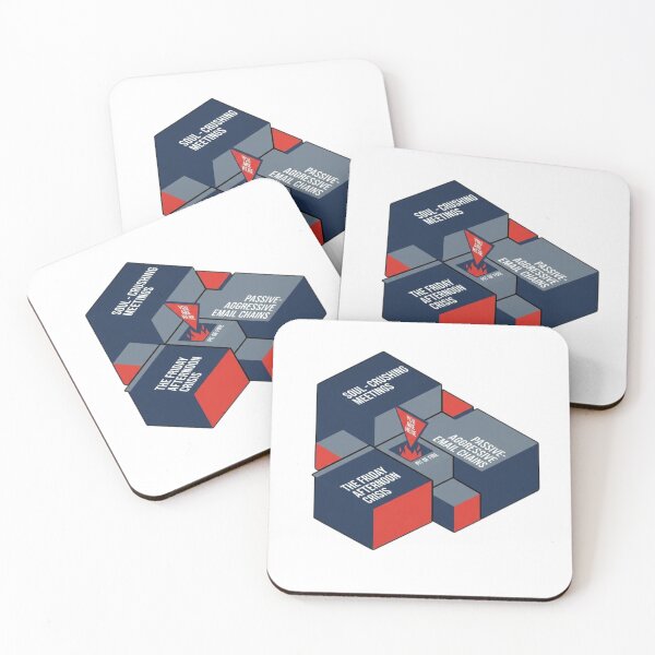 Item preview, The Reality of Corporate Office Life Cubes designed and sold by Wit & Wear.