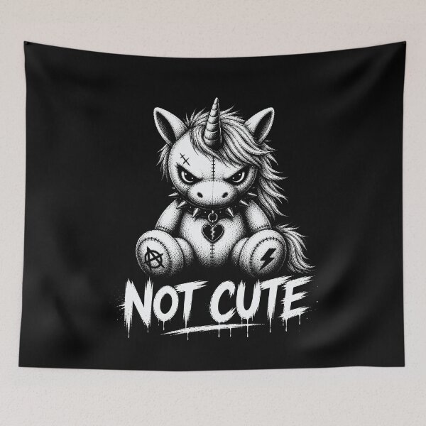Item preview, Dark Punk Unicorn with Broken Heart designed and sold by Infinitee8hirts.