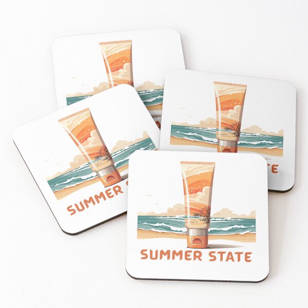 Item preview, Summer State Mind - Retro Sunscreen Beach Aesthetic Art designed and sold by MagySale.