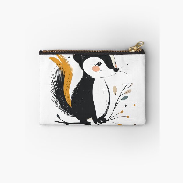 Item preview, Minimalist Cute Woodland Skunk Botanical Wall Ar designed and sold by BestChoiceService.