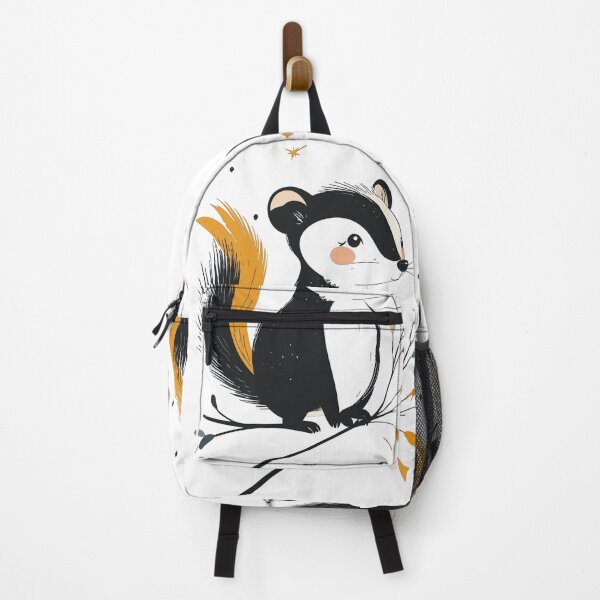 Item preview, Minimalist Cute Woodland Skunk Botanical Wall Ar designed and sold by BestChoiceService.