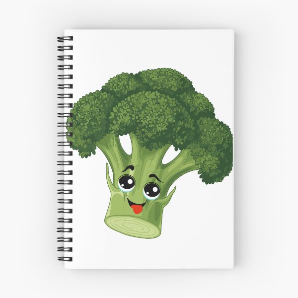 Item preview, Kawaii Broccoli Character Design | Funny Green Veggie Cartoon | Healthy Food Aesthetic Sticker designed and sold by Pandey14.