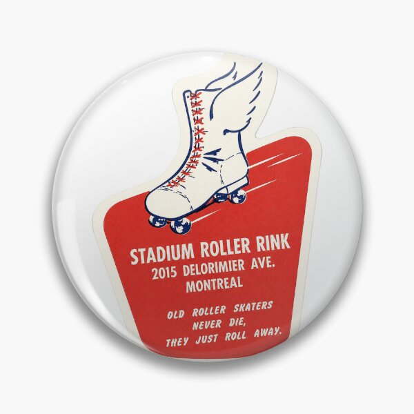 Item preview, Stadium Roller Rink Montreal Canada Roller Skating Rink Sticker Decal Label designed and sold by tislord.