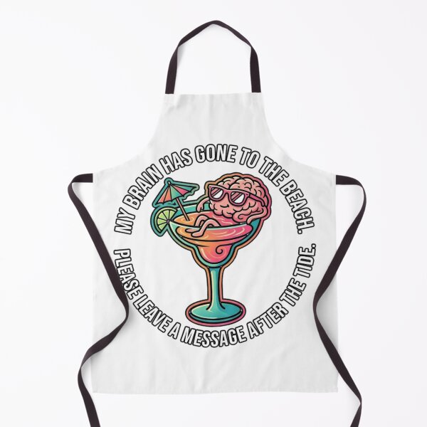 Item preview, My Brain Has Gone To The Beach Tropical Humor designed and sold by Wit & Wear.