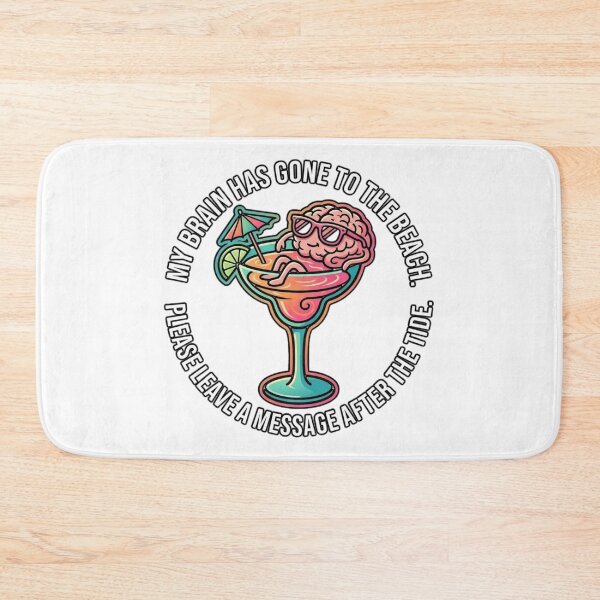 Item preview, My Brain Has Gone To The Beach Tropical Humor designed and sold by Wit & Wear.