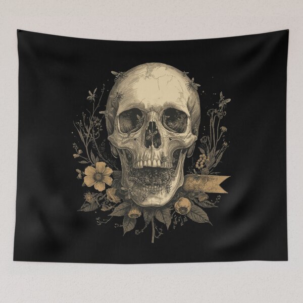 Item preview, Bees and skull designed and sold by Tragedyshop.