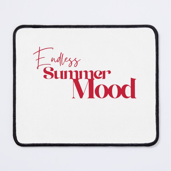 Item preview, Endless Summer Mood - Retro Red Typography & Summer Aesthetic designed and sold by MagySale.