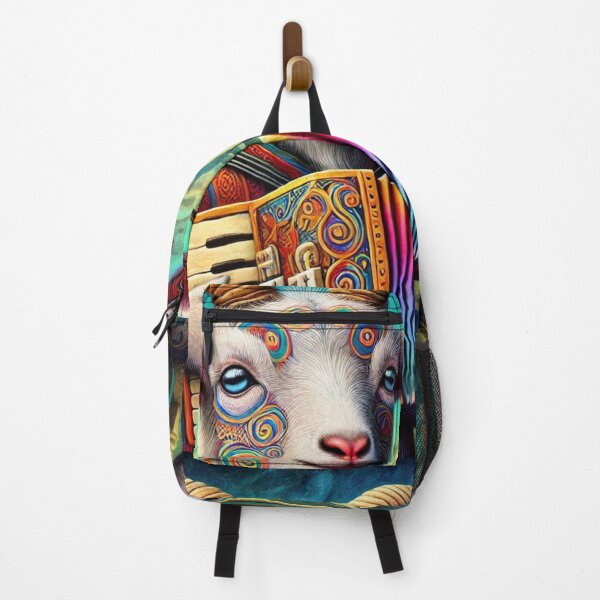 Item preview, The Accordion Nomad: A Cosmic Goat’s Melody designed and sold by daweave77.