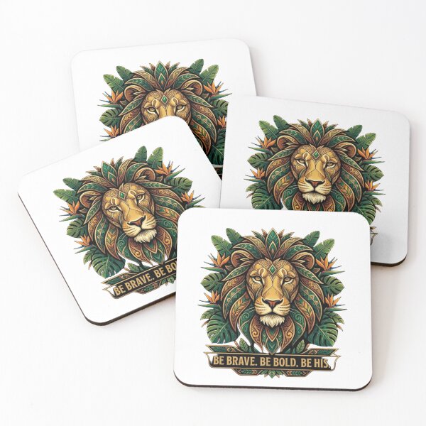 Item preview, Bold Brave Be His Lion Tropical Faith Hoodie designed and sold by Dreprogress.