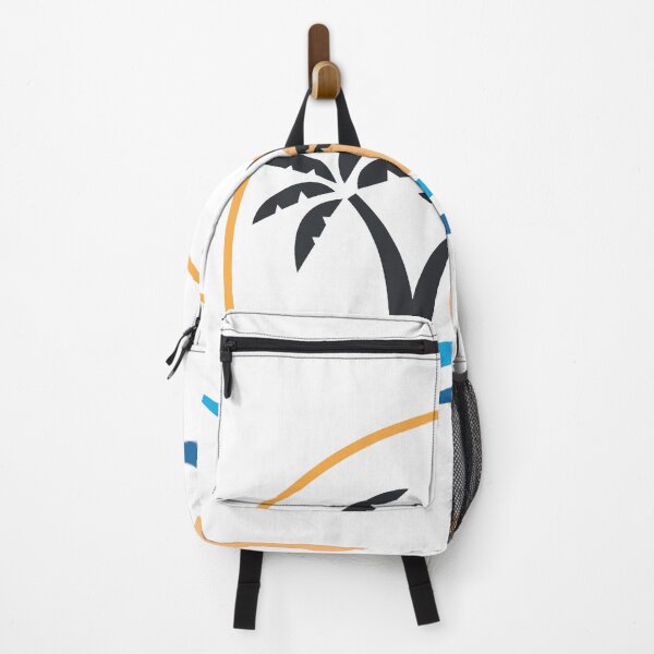 Item preview, Modern Tropical Sunset Emblem - Minimalist Palm Tree & Ocean Wave designed and sold by MagySale.