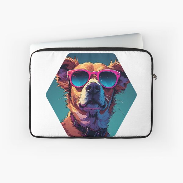 Item preview, ool Dog with Pink Sunglasses - Colorful Retro Pop Art designed and sold by creativepers.