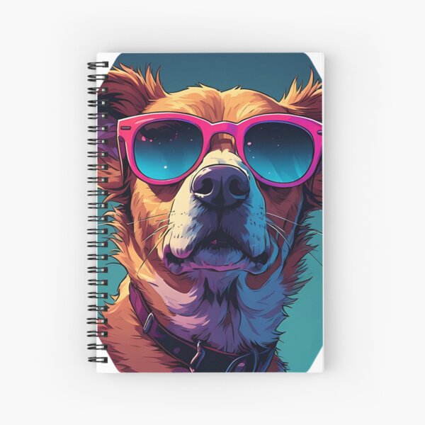 Item preview, ool Dog with Pink Sunglasses - Colorful Retro Pop Art designed and sold by creativepers.