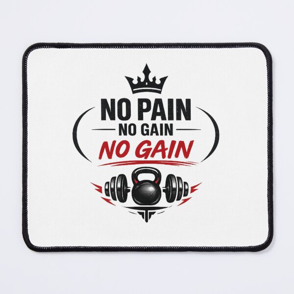 Item preview, NO PAIN NO GAIN  Motivation Gym Quote design. designed and sold by arifali786.